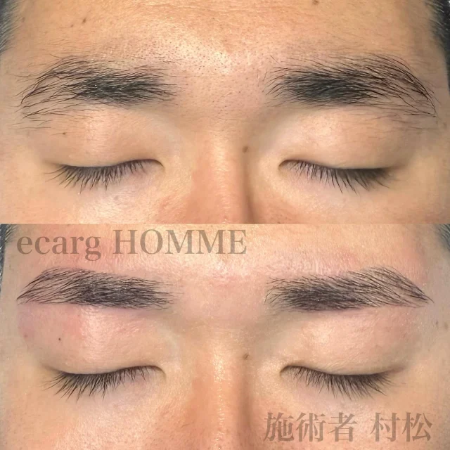 薄いところは残しつつ、太さも残してキリッと男性らしい眉に♬.*ﾟ
眉は顔の印象を決める大事なパーツなので、整えると写真映えします📷✨
結婚式やブライダルフォト前などにもオススメです💁🏻‍♀️🪄

担当者 山尾

【メンズアイブロスタイリング】
3回目まで 税込5,500円
スタイリング+眉カラー 税込8,250円

24歳以下の学生さん 税込5,000円
スタイリング+眉カラー 税込7,500円

エサージュオム銀座店
📍104-0061 東京都中央区銀座６丁目８−１９ VORT銀座miyuki st 6F

Instagram @ecarg_homme

ホットペッパー・Webからもご予約頂けます。
お気軽にお問い合わせください♪
営業時間
平日、土10:00-20:00
日祝10:00-19:00
年中無休（年末年始を除く）

#眉カット#銀座#眉毛#wax脱毛#メンズエステ#脱毛サロン#眉力ラー#眉#眉メイク#アイブロウ#眉毛エクステ#メンズ眉サロン#大学生#メンズアイブロウ#アイブロウサロン#ワックス脱毛#男性専門店#美容男子#イケメン#エサージュ#メンズコスメ#美眉スタイリング#エサージュオム#メンズ眉#メンズ眉毛サロン #韓国眉 #韓国風眉 #銀座眉毛サロン #結婚式  #ブライダル